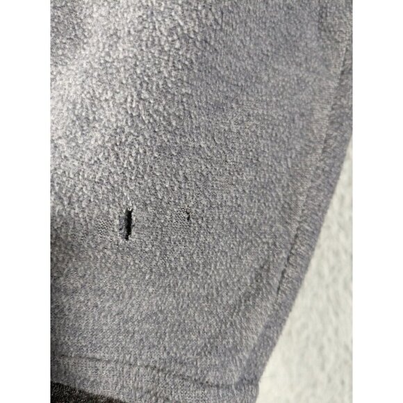 Patagonia Capilene Pullover Mens Large Fleece Zip Mock Sweater Made In USA Gray - Picture 8 of 12